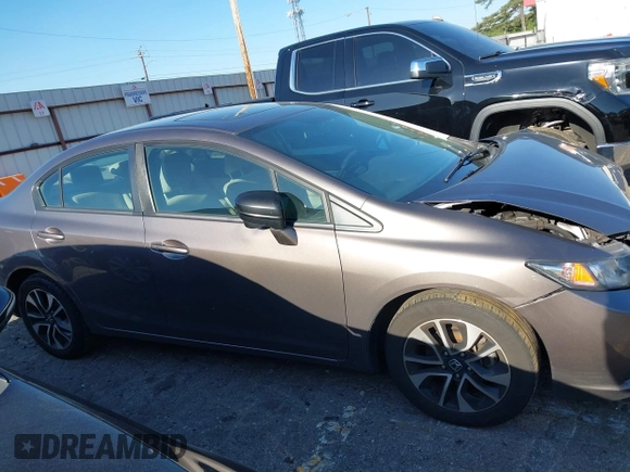 2014 Honda Civic Sedan EX with VIN 19XFB2F80EE022611, listed as a IAAI auction lot 41988944 with 108,807 mi miles. Bid and sale history available at carsss.com. Image 13.