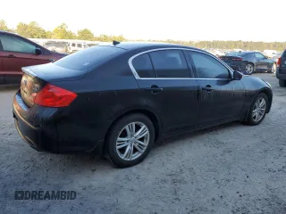 2012 Infiniti G25 x with VIN JN1DV6AR2CM730849, listed as a Copart auction lot 77114604 with Not Provided miles and Salvage Title. Bid and sale history available at carsss.com. Image 3.