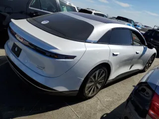 2023 Lucid Air Grand Touring with VIN 50EA1GBA5PA009888, listed as a Copart auction lot 64742124 with 9,311 mi miles and Salvage Title. Bid and sale history available at carsss.com. Image 3.