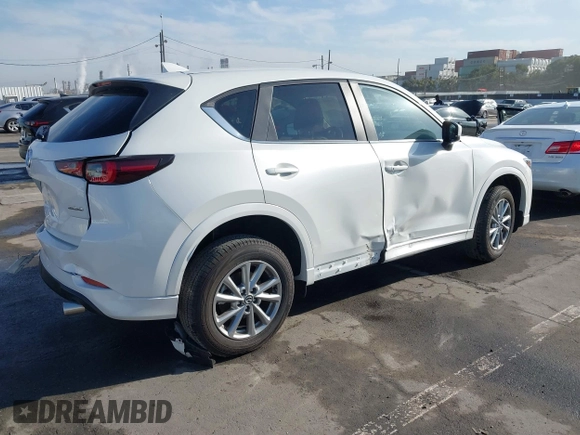 2024 Mazda CX-5 2.5 S Preferred Package with VIN JM3KFBCL8R0498140, listed as a IAAI auction lot 41858289 with 6,159 mi miles. Bid and sale history available at carsss.com. Image 4.