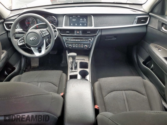 2019 Kia Optima LX with VIN 5XXGT4L3XKG307325, listed as a Copart auction lot 51004105 with 141,259 mi miles and Salvage Title. Bid and sale history available at DreamBid. Image 8.