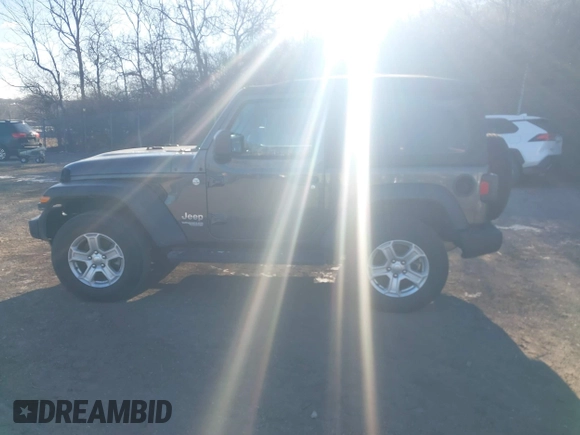 2020 Jeep Wrangler Sport S with VIN 1C4GJXAN8LW207543, listed as a IAAI auction lot 41630531 with 22,621 mi miles and . Bid and sale history available at DreamBid. Image 15.