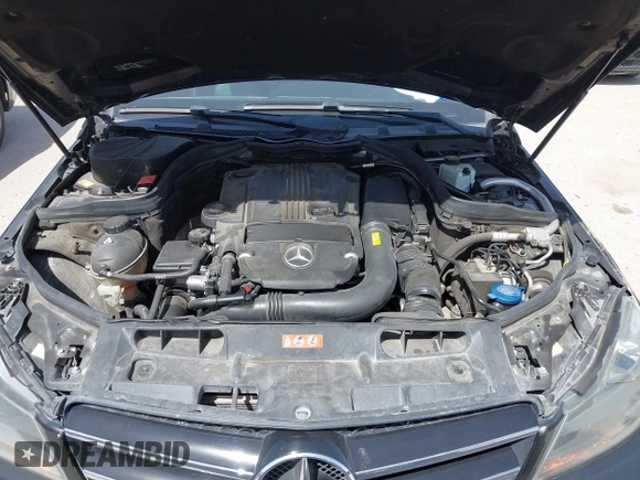 2015 Mercedes-Benz C-Class C 250 with VIN WDDGJ4HBXFG383850, listed as a IAAI auction lot 41809724 with 100,032 mi miles. Bid and sale history available at carsss.com. Image 10.
