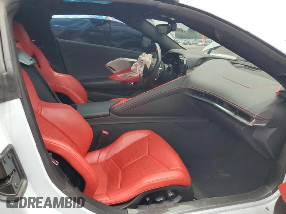 2021 Chevrolet Corvette 2LT with VIN 1G1YB2D43M5112704, listed as a Copart auction lot 61241414 with 23,159 mi miles and Salvage Title. Bid and sale history available at carsss.com. Image 10.