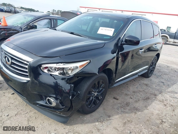 2013 Infiniti JX35 with VIN 5N1AL0MN0DC322283, listed as a IAAI auction lot 41743333 with 90,102 mi miles. Bid and sale history available at carsss.com. Image 17.