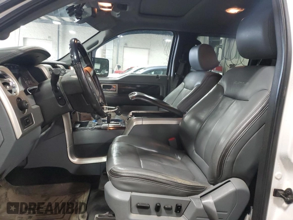 2012 Ford F-150 XL with VIN 1FTFW1ET7CFA13122, listed as a Copart auction lot 53345045 with 170,490 mi miles and Salvage Title. Bid and sale history available at carsss.com. Image 7.