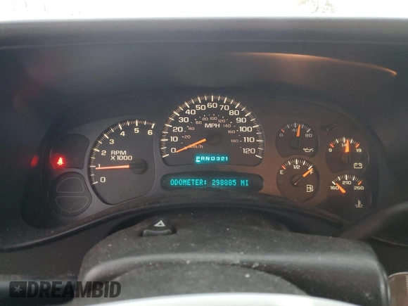 2004 Chevrolet Suburban Z71 with VIN 3GNFK16Z84G169384, listed as a Copart auction lot 76400574 with 298,885 mi miles and Clean Title. Bid and sale history available at carsss.com. Image 9.