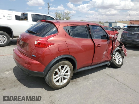 2012 Nissan Juke SL with VIN JN8AF5MR6CT113709, listed as a Copart auction lot 70403964 with 136,520 mi miles and Salvage Title. Bid and sale history available at carsss.com. Image 3.