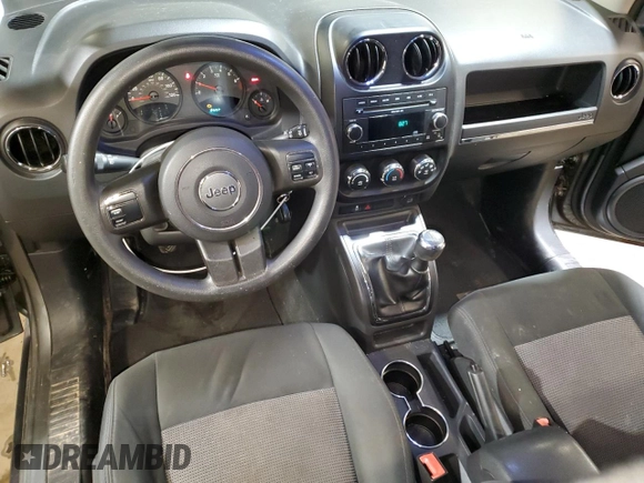 2011 Jeep Compass Latitude with VIN 1J4NF1FB9BD207804, listed as a Copart auction lot 53049285 with 168,163 mi miles and Salvage Title. Bid and sale history available at carsss.com. Image 8.
