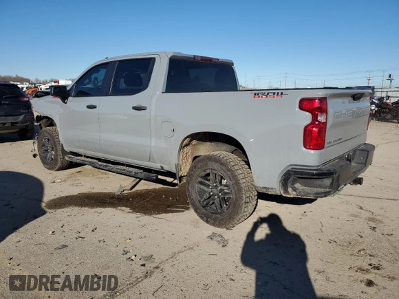 2024 Chevrolet Silverado 1500 Custom Trail Boss with VIN 3GCUDCED7RG321738, listed as a Copart auction lot 87263104 with 2,678 mi miles and Salvage Title. Bid and sale history available at carsss.com. Image 2.