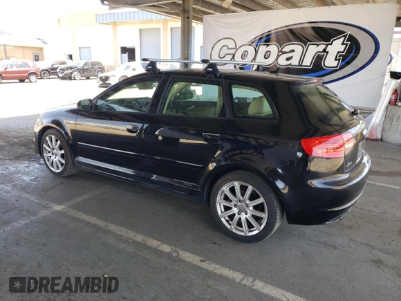 2013 Audi A3 Premium Plus with VIN WAUKJAFM0DA030456, listed as a Copart auction lot 60931685 with 107,250 mi miles and Salvage title. Bid and sale history available at DreamBid. Image 2.