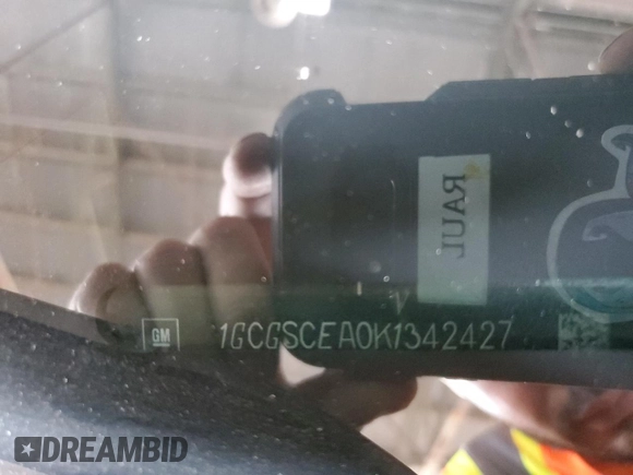 2019 Chevrolet Colorado 2WD LT с VIN 1GCGSCEA0K1342427, выставлен на аукционе Copart как лот 54737655 с пробегом 65 342 миль миль и Списание • Salvage title. История ставок и продаж доступна на DreamBid. Изображение 12.