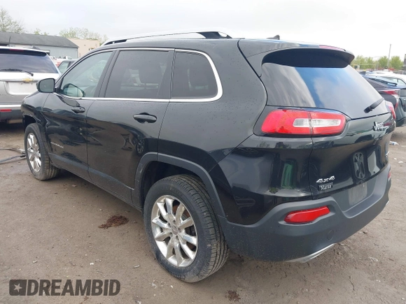 2015 Jeep Cherokee Limited with VIN 1C4PJMDS7FW718956, listed as a IAAI auction lot 42169460 with 68,573 mi miles. Bid and sale history available at carsss.com. Image 3.