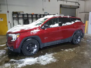 2024 GMC Terrain AT4 with VIN 3GKALYEG2RL275535, listed as a Copart auction lot 44795035 with 10,811 mi miles and Salvage Title. Bid and sale history available at carsss.com. Image 1.