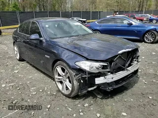 2014 BMW 5 Series 528i xDrive with VIN WBA5A7C55ED616499, listed as a Copart auction lot 51789385 with 136,122 mi miles and Salvage Title. Bid and sale history available at DreamBid. Image 10.