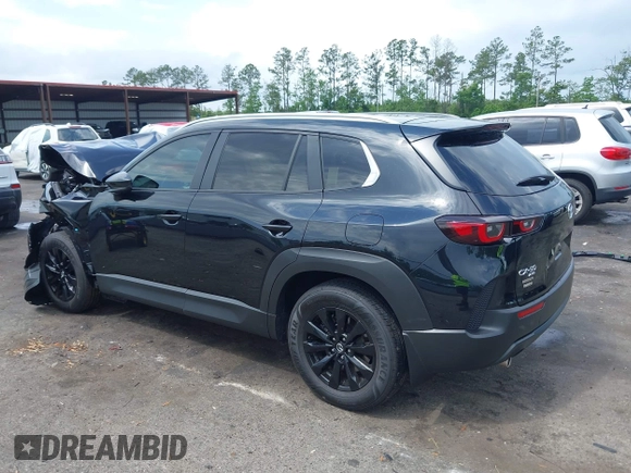 2025 Mazda CX-50 S Select with VIN 7MMVABAMXSN326118, listed as a IAAI auction lot 42136197 with 5,142 mi miles and . Bid and sale history available at DreamBid. Image 3.
