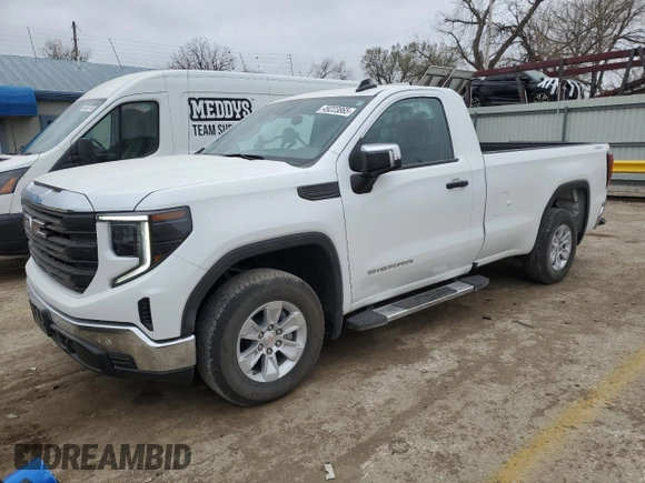 2024 GMC Sierra 1500 with VIN 3GTNUAED8RG389622, listed as a Copart auction lot 49223865 with 9,783 mi miles and Salvage Title. Bid and sale history available at DreamBid. Image 1.