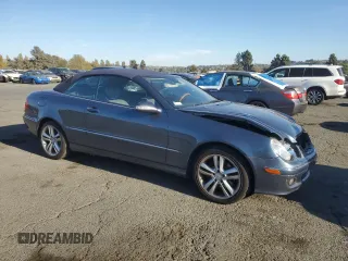 2006 Mercedes-Benz CLK 350 with VIN WDBTK56G56T062704, listed as a Copart auction lot 75333534 with 135,550 mi miles and Salvage Title. Bid and sale history available at DreamBid. Image 4.