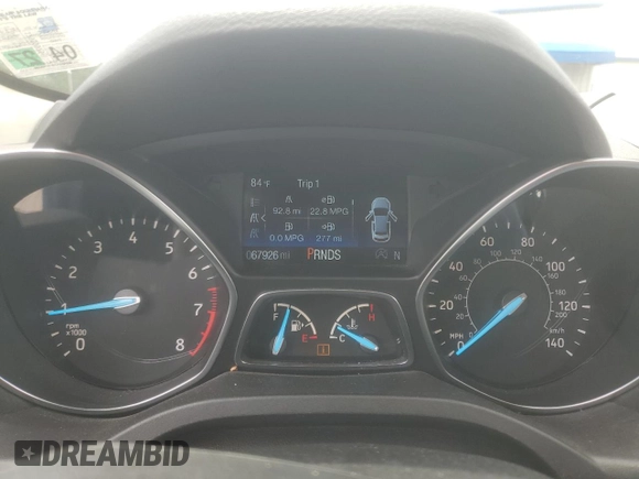2019 Ford Escape Titanium with VIN 1FMCU0J94KUC02894, listed as a Copart auction lot 55352225 with 67,926 mi miles and Salvage title. Bid and sale history available at DreamBid. Image 9.