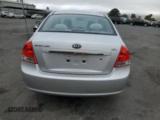 2008 Kia Spectra EX with VIN KNAFE122885584403, listed as a Copart auction lot 72360724 with 223,250 mi miles and Salvage Title. Bid and sale history available at carsss.com. Image 6.