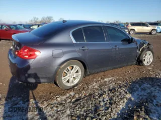2011 Infiniti G25 x with VIN JN1DV6AR0BM651470, listed as a Copart auction lot 44686885 with Not Provided miles and Salvage Title. Bid and sale history available at DreamBid. Image 3.