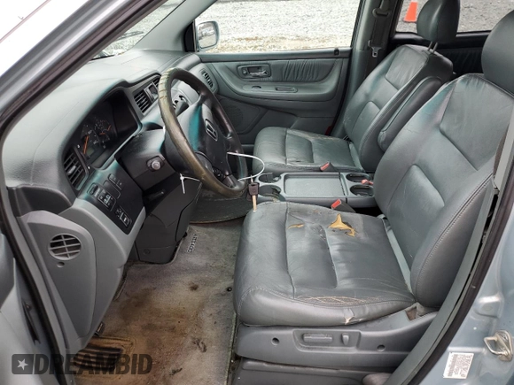 2003 Honda Odyssey EX-L with VIN 5FNRL18913B134321, listed as a Copart auction lot 44525465 with 254,666 mi miles and Salvage Title. Bid and sale history available at DreamBid. Image 7.