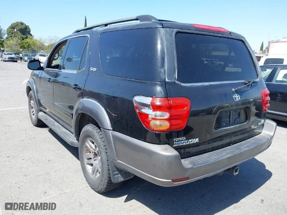 2004 Toyota Sequoia SR5 with VIN 5TDZT34A54S217565, listed as a IAAI auction lot 41968673 with 162,358 mi miles. Bid and sale history available at carsss.com. Image 3.
