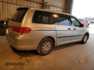 2008 Honda Odyssey LX with VIN 5FNRL38258B110528, listed as a Copart auction lot 44129175 with 93,780 mi miles and Salvage Title. Bid and sale history available at carsss.com. Image 3.