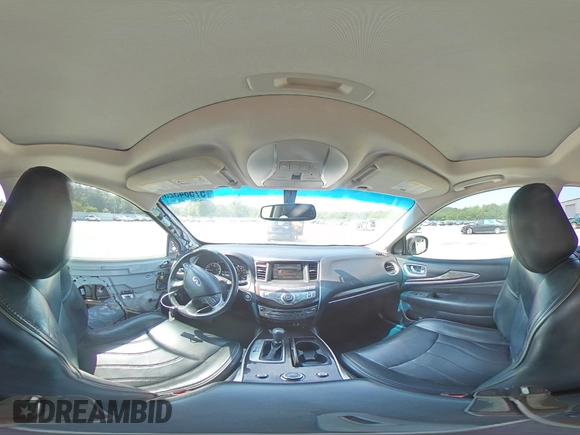 2015 Infiniti QX60 with VIN 5N1AL0MM7FC542689, listed as a Copart auction lot 57584325 with 121,462 mi miles and Salvage title. Bid and sale history available at DreamBid. Image 15.