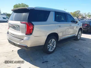 2021 GMC Yukon SLT with VIN 1GKS1BKD3MR168352, listed as a IAAI auction lot 41832252 with 95,750 mi miles. Bid and sale history available at carsss.com. Image 4.