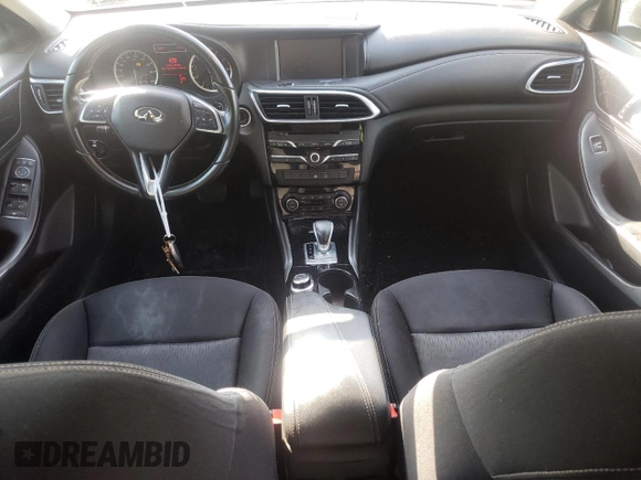 2017 Infiniti QX30 Sport with VIN SJKCH5CP6HA019201, listed as a Copart auction lot 56430684 with 126,604 mi miles and Non Repairable. Bid and sale history available at carsss.com. Image 8.