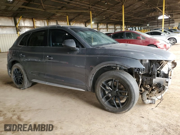 2018 Audi Q5 Premium with VIN WA1ANAFY8J2126616, listed as a Copart auction lot 48768995 with 78,610 mi miles and Salvage Title. Bid and sale history available at DreamBid. Image 4.