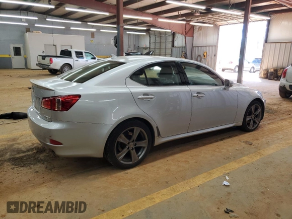 2011 Lexus IS 250 with VIN JTHBF5C28B5154249, listed as a Copart auction lot 48106415 with 170,551 mi miles and Salvage Title. Bid and sale history available at DreamBid. Image 3.