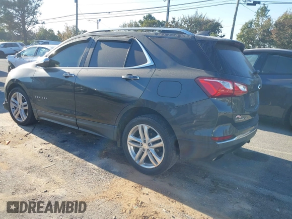 2018 Chevrolet Equinox Premier with VIN 3GNAXNEX7JS508096, listed as a IAAI auction lot 40656660 with 136,312 mi miles. Bid and sale history available at carsss.com. Image 3.