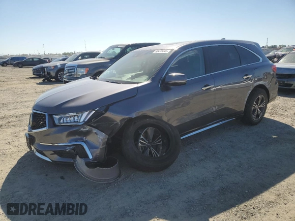 2017 Acura MDX with VIN 5J8YD4H38HL005729, listed as a Copart auction lot 50415045 with 110,661 mi miles and Salvage Title. Bid and sale history available at carsss.com. Image 1.