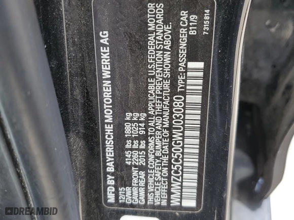 2016 MINI Cooper Countryman S with VIN WMWZC5C50GWU03080, listed as a Copart auction lot 52864144 with 70,949 mi miles and Salvage Title. Bid and sale history available at carsss.com. Image 13.