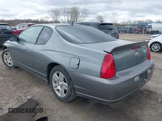 2007 Chevrolet Monte Carlo LT with VIN 2G1WK15K779244127, listed as a IAAI auction lot 42026016 with 128,328 mi miles. Bid and sale history available at carsss.com. Image 3.