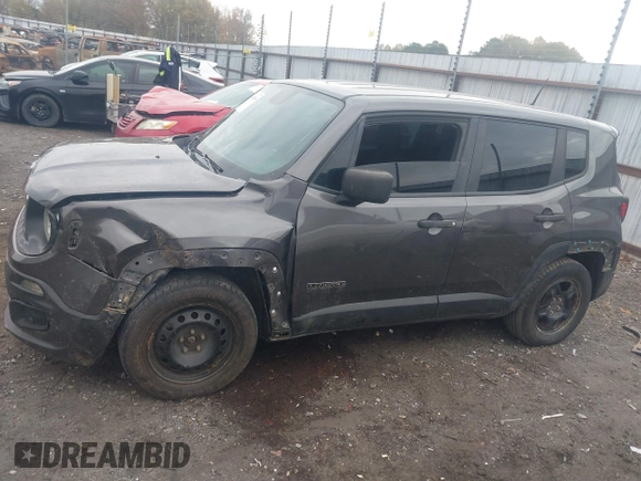 2018 Jeep Renegade Sport with VIN ZACCJAAB2JPG70435, listed as a IAAI auction lot 41040501 with 221,511 mi miles and . Bid and sale history available at DreamBid. Image 14.