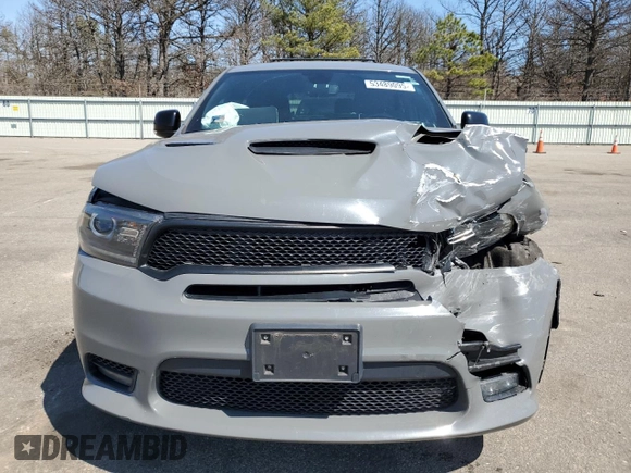 2019 Dodge Durango GT Plus with VIN 1C4RDJDG9KC754878, listed as a Copart auction lot 53489095 with 95,223 mi miles and Salvage Title. Bid and sale history available at DreamBid. Image 5.