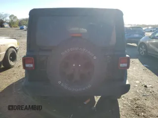 2021 Jeep Wrangler Sport S with VIN 1C4GJXAN4MW697450, listed as a Copart auction lot 81024914 with 75,820 mi miles and Salvage Title. Bid and sale history available at DreamBid. Image 6.