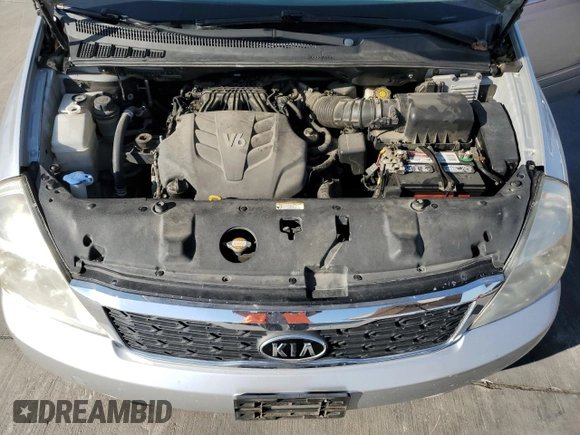 2012 Kia Sedona EX with VIN KNDMH4C71C6469223, listed as a Copart auction lot 76047714 with 231,767 mi miles and Clean Title. Bid and sale history available at DreamBid. Image 12.