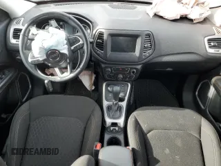 2021 Jeep Compass Freedom with VIN 3C4NJDAB3MT545189, listed as a Copart auction lot 45540474 with 32,563 mi miles and Salvage Title. Bid and sale history available at carsss.com. Image 8.