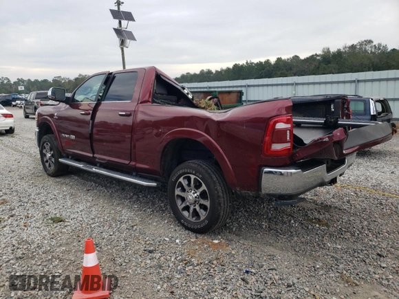 2022 Ram 2500 Longhorn with VIN 3C6UR5GL4NG232700, listed as a Copart auction lot 74691294 with 31,164 mi miles and Salvage title. Bid and sale history available at DreamBid. Image 2.