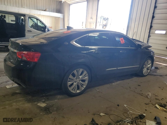 2015 Chevrolet Impala LTZ with VIN 2G1165S3XF9171420, listed as a Copart auction lot 46586455 with 0 mi miles and Non Repairable. Bid and sale history available at carsss.com. Image 3.