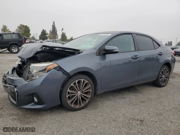 2016 Toyota Corolla L with VIN 2T1BURHE9GC654772, listed as a Copart auction lot 53284105 with 90,042 mi miles and Salvage Title. Bid and sale history available at carsss.com. Image 1.