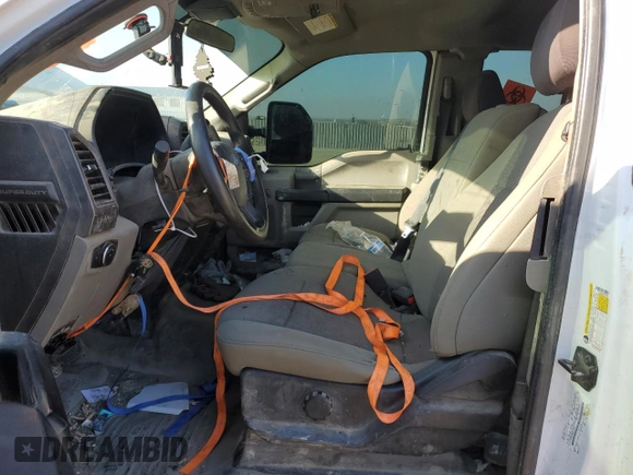 2021 Ford Super Duty F-250 SRW XL with VIN 1FT7X2B64MEE18691, listed as a Copart auction lot 80460914 with 81,101 mi miles and Salvage Title. Bid and sale history available at carsss.com. Image 7.