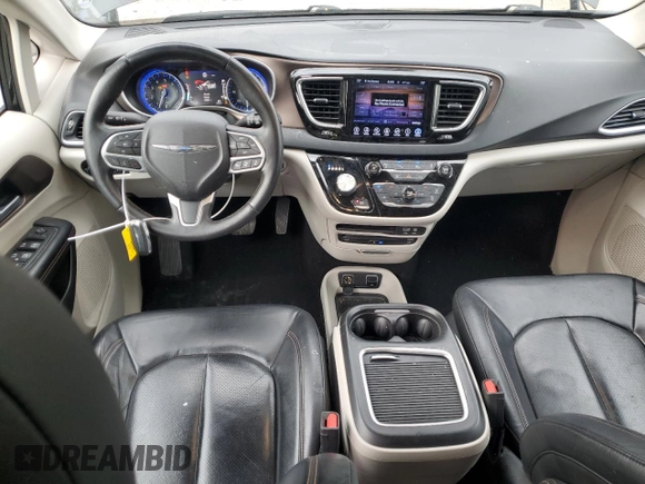 2017 Chrysler Pacifica Touring L Plus with VIN 2C4RC1EG3HR635595, listed as a Copart auction lot 51811995 with 89,405 mi miles and Salvage Title. Bid and sale history available at DreamBid. Image 8.