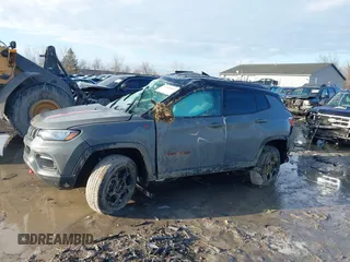 2023 Jeep Compass Trailhawk with VIN 3C4NJDDN9PT559799, listed as a IAAI auction lot 41636007 with 11,445 mi miles and . Bid and sale history available at DreamBid. Image 13.