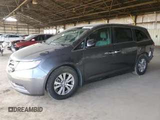 2017 Honda Odyssey SE with VIN 5FNRL5H32HB023206, listed as a Copart auction lot 87451584 with 136,334 mi miles and Salvage Title. Bid and sale history available at carsss.com. Image 1.