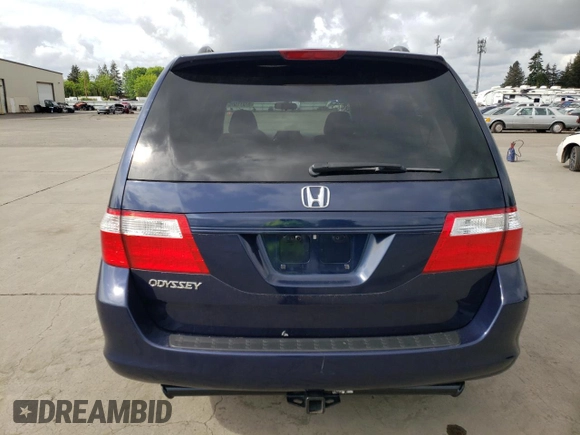 2006 Honda Odyssey EX with VIN 5FNRL38436B089189, listed as a Copart auction lot 57311505 with 165,325 mi miles and Salvage title. Bid and sale history available at DreamBid. Image 6.